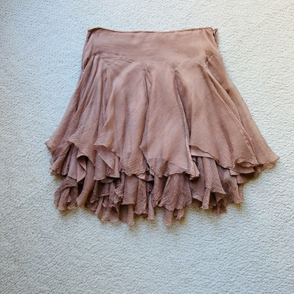 Catherine Malandrino Pink Skater Skirt - Picture 2 of 7